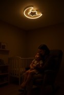 Lampa LED sufitowa plafon do pokoju dziecięcego ściemniana LUMELA + pilot księżyc biała Lampa LED sufitowa plafon do pokoju dziecięcego ściemniana LUMELA + pilot księżyc biała