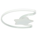 Lampa LED sufitowa plafon do pokoju dziecięcego ściemniana LUMELA + pilot księżyc biała Lampa LED sufitowa plafon do pokoju dziecięcego ściemniana LUMELA + pilot księżyc biała