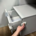 Zabezpieczenie szuflad kątowe wersja 2 białe Zabezpieczenie szuflad kątowe wersja 2 białe