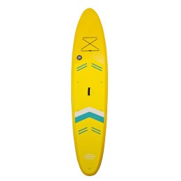Deska SUP pompowana do pływania z siedzeniem akcesoriami wiosło zestaw żółta 350 cm
