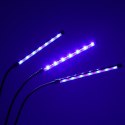 Lampa do roślin LED uprawy wzrostu panel 3 żarówki Lampa do roślin LED uprawy wzrostu panel 3 żarówki