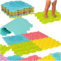 Mata sensoryczna puzzle montessori do masażu stóp 8 elementów pastelowe Mata sensoryczna puzzle montessori do masażu stóp 8 elementów pastelowe