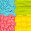 Mata sensoryczna puzzle montessori do masażu stóp 8 elementów pastelowe Mata sensoryczna puzzle montessori do masażu stóp 8 elementów pastelowe