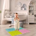 Mata sensoryczna puzzle montessori do masażu stóp 8 elementów pastelowe Mata sensoryczna puzzle montessori do masażu stóp 8 elementów pastelowe