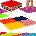 Mata sensoryczne puzzle montessori do masażu stóp 8 elementów Mata sensoryczne puzzle montessori do masażu stóp 8 elementów