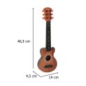 Gitara klasyczna dla dzieci drewniana 6 strun 18 cali 46,5cm Gitara klasyczna dla dzieci drewniana 6 strun 18 cali 46,5cm