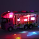 Kamper zdalnie sterowany na pilota samochód kempingowy auto 2,4GHz dźwięki światła akcesoria różowy Kamper zdalnie sterowany na pilota samochód kempingowy auto 2,4GHz dźwięki światła akcesoria różowy
