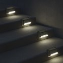 Lampa solarna schodowa ogrodowa zewnętrzna LED na schody czujnik zmierzchu 8 sztuk Lampa solarna schodowa ogrodowa zewnętrzna LED na schody czujnik zmierzchu 8 sztuk
