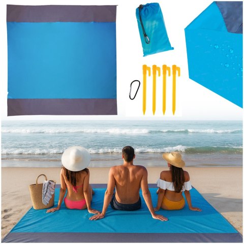 Mata plażowa koc biwakowy wodoodporny 210X200 Mata plażowa koc biwakowy wodoodporny 210X200