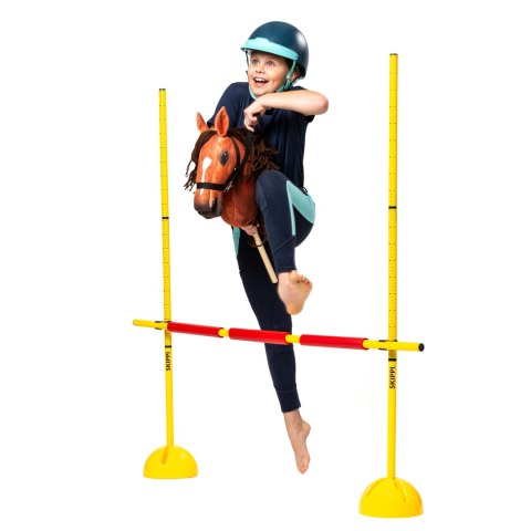 Zestaw Skippi - Hobby Horse Bursztyn i przeszkoda do skakania 135 cm Zestaw Skippi - Hobby Horse Bursztyn i przeszkoda do skakania 135 cm