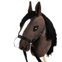 Zestaw Skippi - Hobby Horse Gniady - Derka szary i brąz - Kantar j-zielony Zestaw Skippi - Hobby Horse Gniady - Derka szary i brąz - Kantar j-zielony