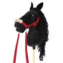 Zestaw Skippi - Hobby Horse czarny i dodatkowy kantar - czerwony Zestaw Skippi - Hobby Horse czarny i dodatkowy kantar - czerwony