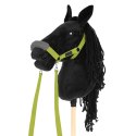 Zestaw Skippi - Hobby Horse czarny i dodatkowy kantar - jasny zielony Zestaw Skippi - Hobby Horse czarny i dodatkowy kantar - jasny zielony
