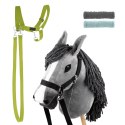 Zestaw Skippi - Hobby Horse szary i dodatkowy kantar - jasny zielony Zestaw Skippi - Hobby Horse szary i dodatkowy kantar - jasny zielony