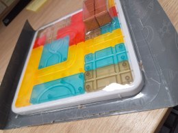 Logiczna układanka, Gra planszowa, Plansza + Kolorowe klocki Przecena 1