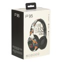 Słuchawki bezprzewodowe nauszne Bluetooth Gaming Sport czarne Słuchawki bezprzewodowe nauszne Bluetooth Gaming Sport czarne